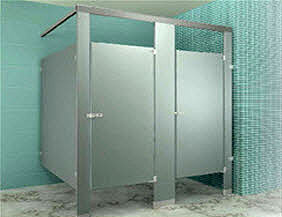 Overhead Braced Partition